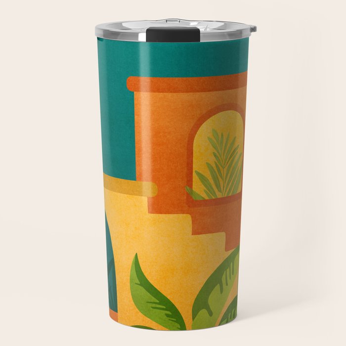 Moonlight Villa Colorful Landscape Travel Mug Gallery Image 1