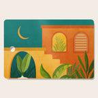 Moonlight Villa Colorful Landscape Cutting Board Gallery Image 1