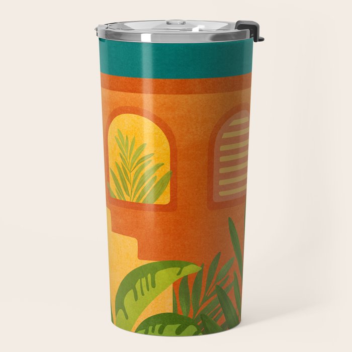 Moonlight Villa Colorful Landscape Travel Mug Gallery Image 2