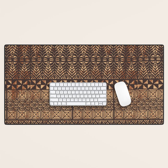 UrbanNesian Tongan Ngatu Desk Mat Gallery Image 1