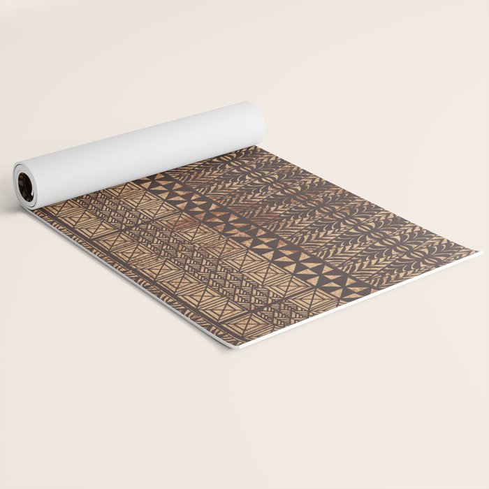 UrbanNesian Tongan Ngatu Yoga Mat Gallery Image 2