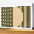 Geometric Spring Abstract - Pantone Warm color Wall Mural Gallery Image 2