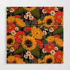 Sunflower Meadow Wood Wall Art Gallery Image 1