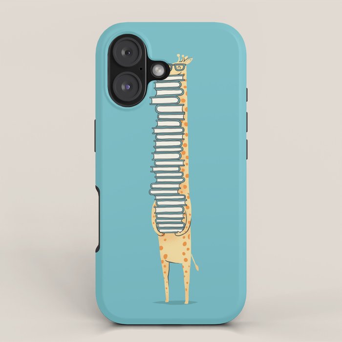 A Book Lover (blue) iPhone Case Gallery Image 1
