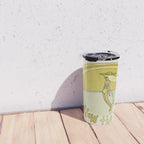 follow the sun lady slide // retro surf art by surfy birdy Travel Mug Gallery Image 4