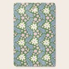 Whimsical Floral - Green, Blue, White and soft Pink Cutting Board Gallery Image 1