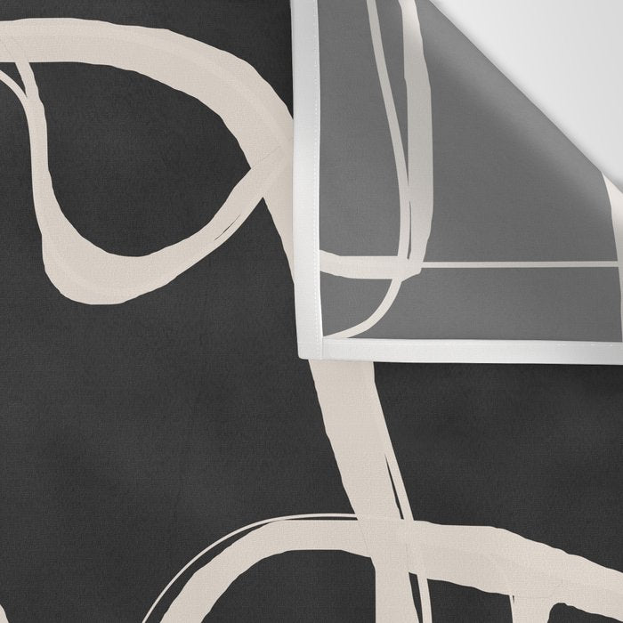 Modern Minimalist One Line Art 1 Wall Tapestry Gallery Image 3
