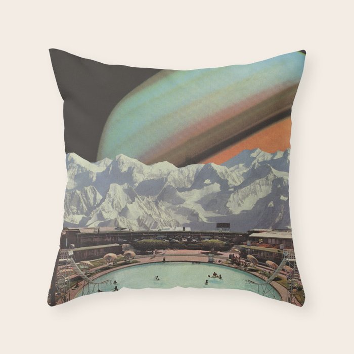 Saturn Spa Throw Pillow Gallery Image 6