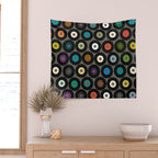 VINYL metal Wall Tapestry Gallery Image 2