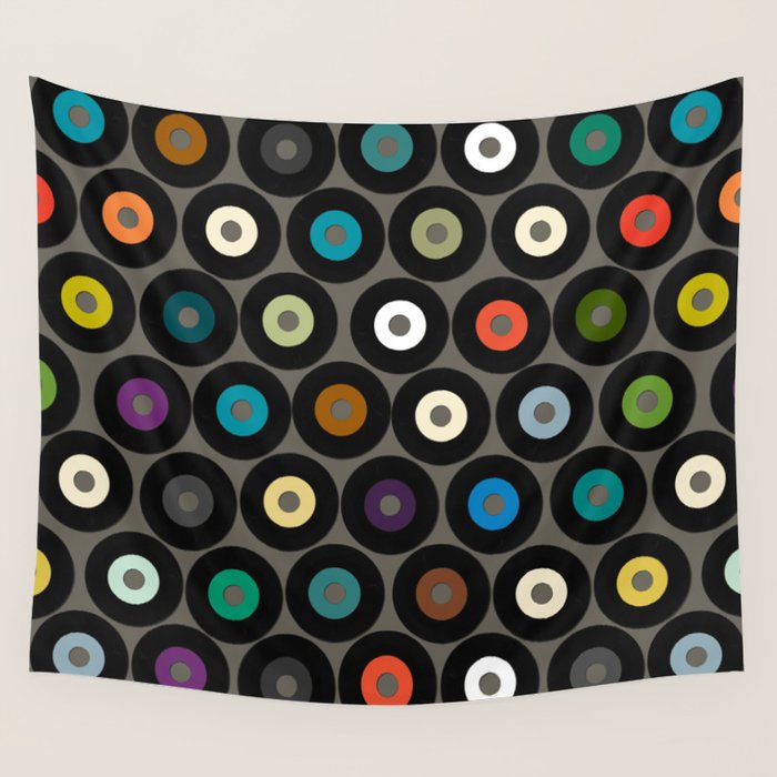 VINYL metal Wall Tapestry Gallery Image 1