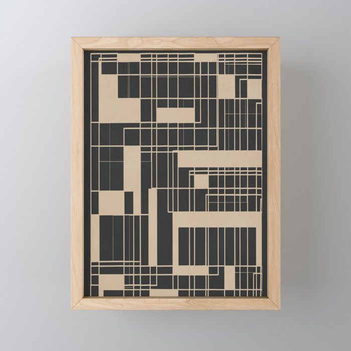 Lines in Motion 14 Mini Art Print Gallery Image 1