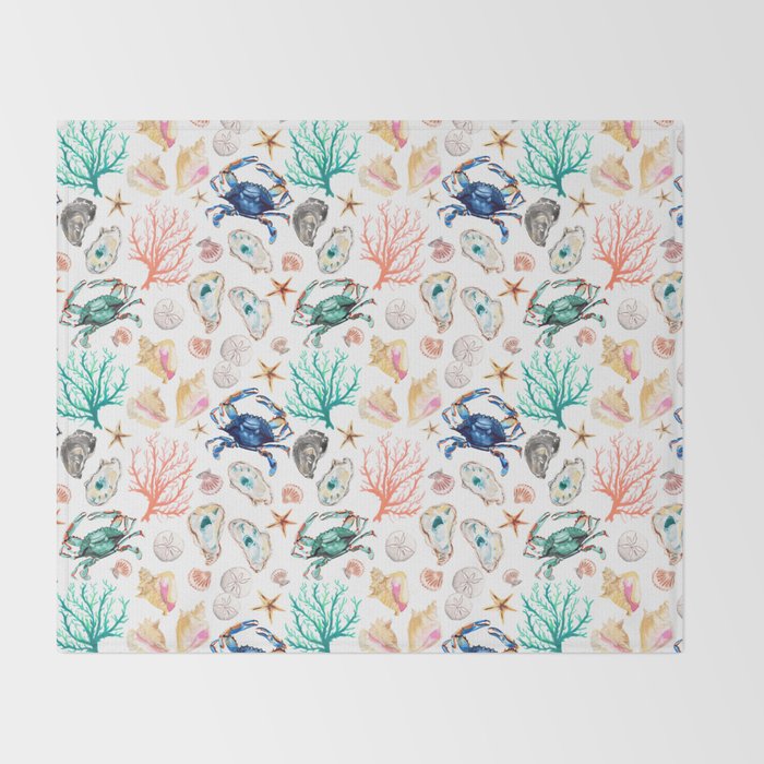 Coastal Vibes Throw Blanket Gallery Image 2