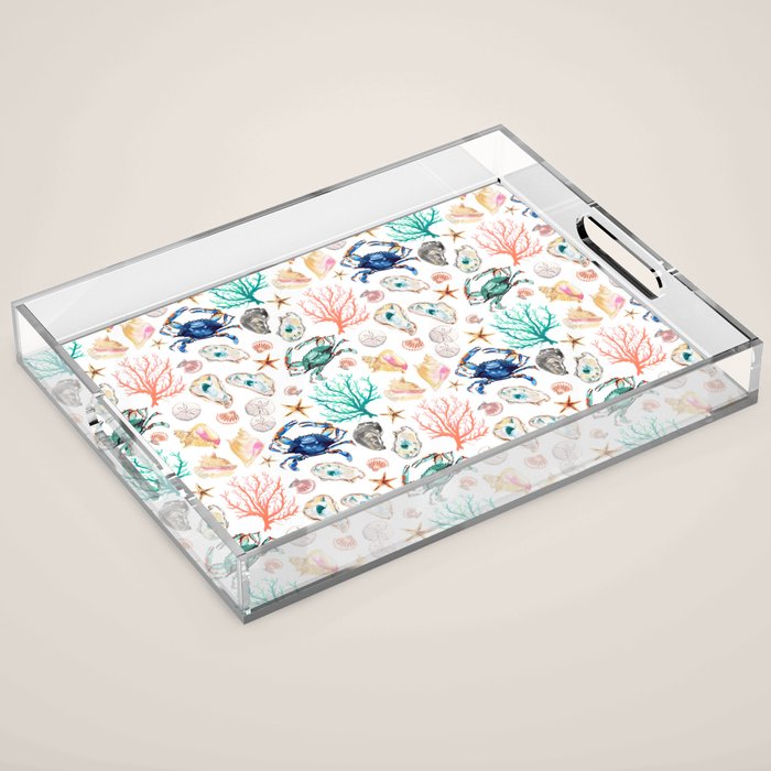 Coastal Vibes Acrylic Tray Gallery Image 1