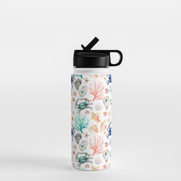 Coastal Vibes Water Bottle Gallery Image 1