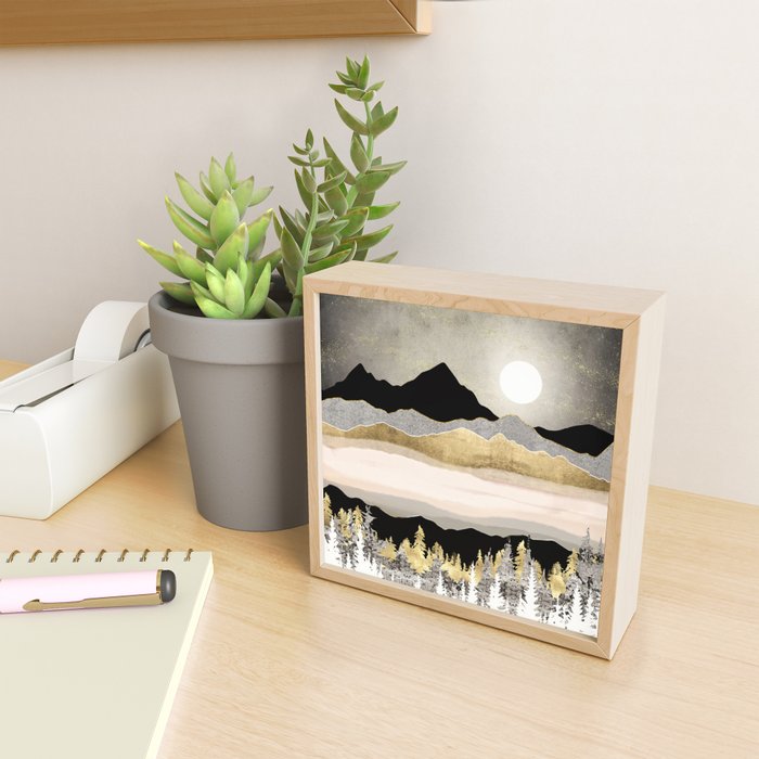 Winter Moon Mini Art Print Gallery Image 2