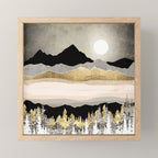Winter Moon Mini Art Print Gallery Image 1