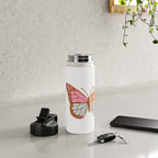 Vintage Floral Butterfly Water Bottle Gallery Image 5