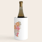Vintage Floral Butterfly Wine Chiller Gallery Image 3