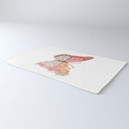 Vintage Floral Butterfly Rug Gallery Image 3