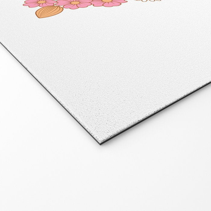 Vintage Floral Butterfly Welcome Mat Gallery Image 2