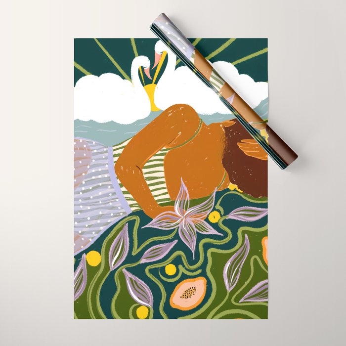 The Dreamer Of Swans Wrapping Paper Gallery Image 1