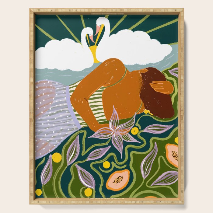 The Dreamer Of Swans Serving Tray Gallery Image 1