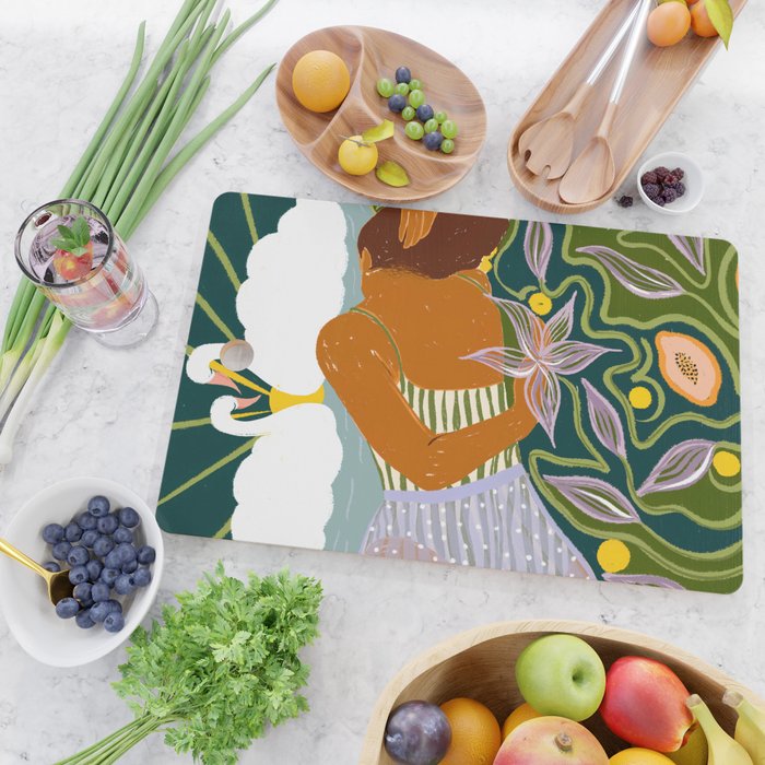 The Dreamer Of Swans Cutting Board Gallery Image 2