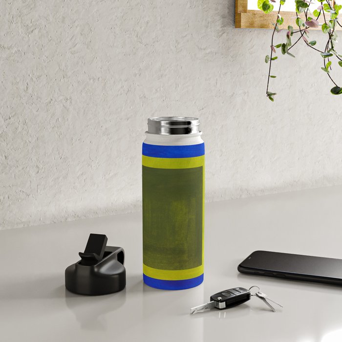 Ultramarine Blue Bloom Water Bottle Gallery Image 4