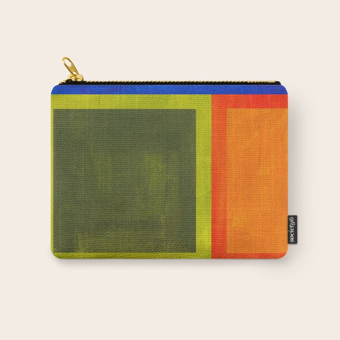 Ultramarine Blue Bloom Carry All Pouch Gallery Image 1