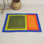 Ultramarine Blue Bloom Rug Gallery Image 1