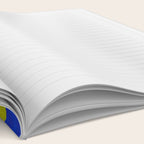 Ultramarine Blue Bloom Notebook Gallery Image 2