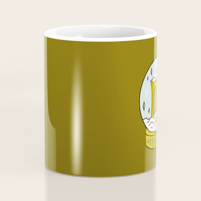 Virgo Snow Globe Coffee Mug Gallery Image 4