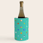 Colorful back to school sticker icon pattern Wine Chiller Gallery Image 3