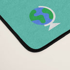 Colorful back to school sticker icon pattern Desk Mat Gallery Image 4