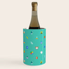 Colorful back to school sticker icon pattern Wine Chiller Gallery Image 1
