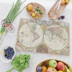ancient map of the world Cutting Board Gallery Image 2