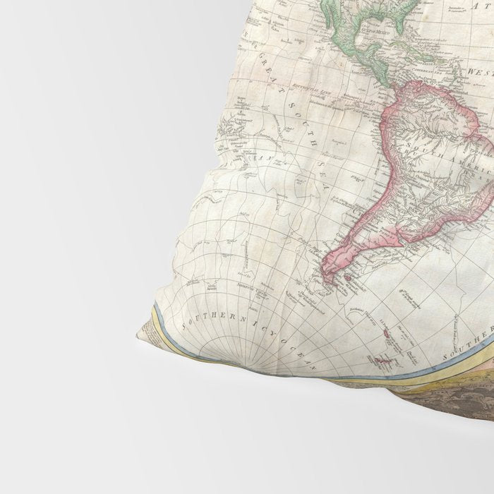 ancient map of the world Pillow Sham Gallery Image 4