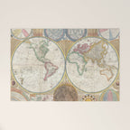 ancient map of the world Welcome Mat Gallery Image 1