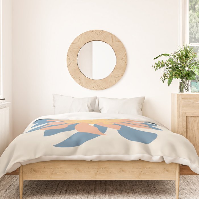 Exhibition poster Henri Matisse-Berggruen  1953.  Duvet Cover Gallery Image 3