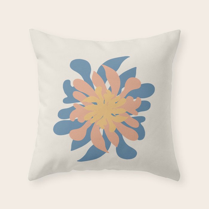 Exhibition poster Henri Matisse-Berggruen  1953.  Throw Pillow Gallery Image 6