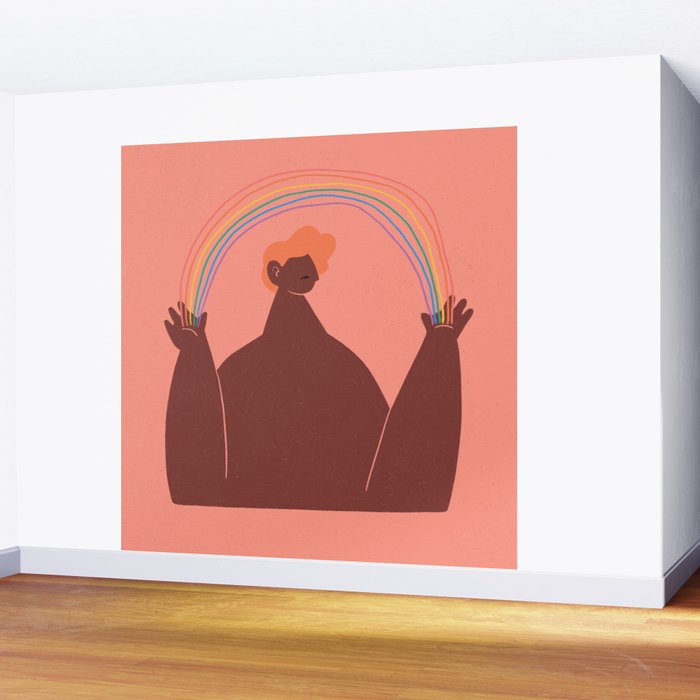 Rainbow Wall Mural Gallery Image 2