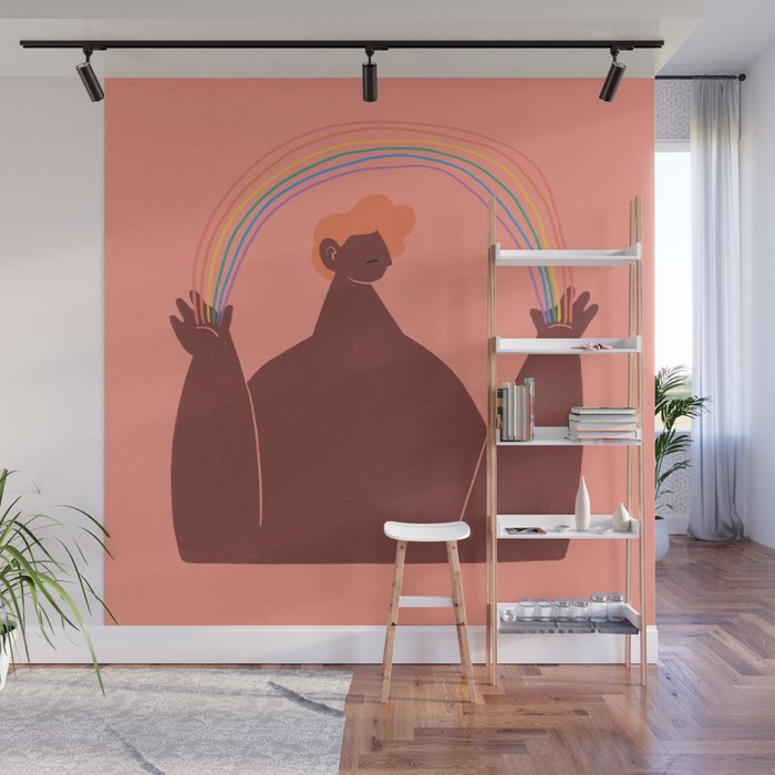 Rainbow Wall Mural Gallery Image 1