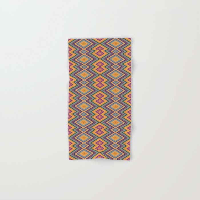 Boho Western Geometric Pattern IV Bath Towel Gallery Image 1