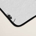 Funny vintage cartoon face doodle pattern Desk Mat Gallery Image 4