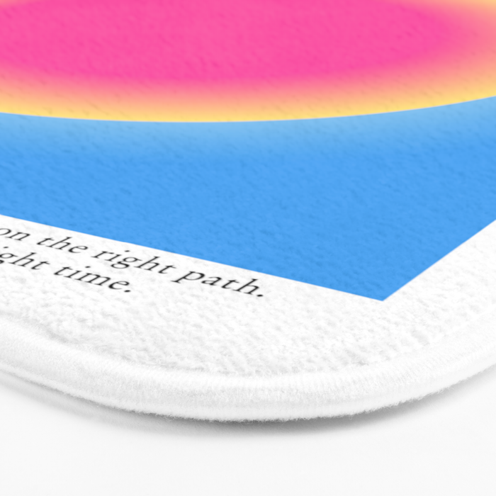 Gradient Angel Numbers: Angel Number 222 - Alignment  Bath Mat Gallery Image 3