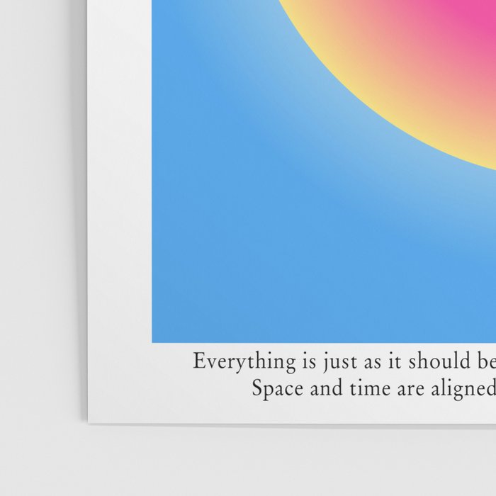 Gradient Angel Numbers: Angel Number 222 - Alignment  Poster Gallery Image 3