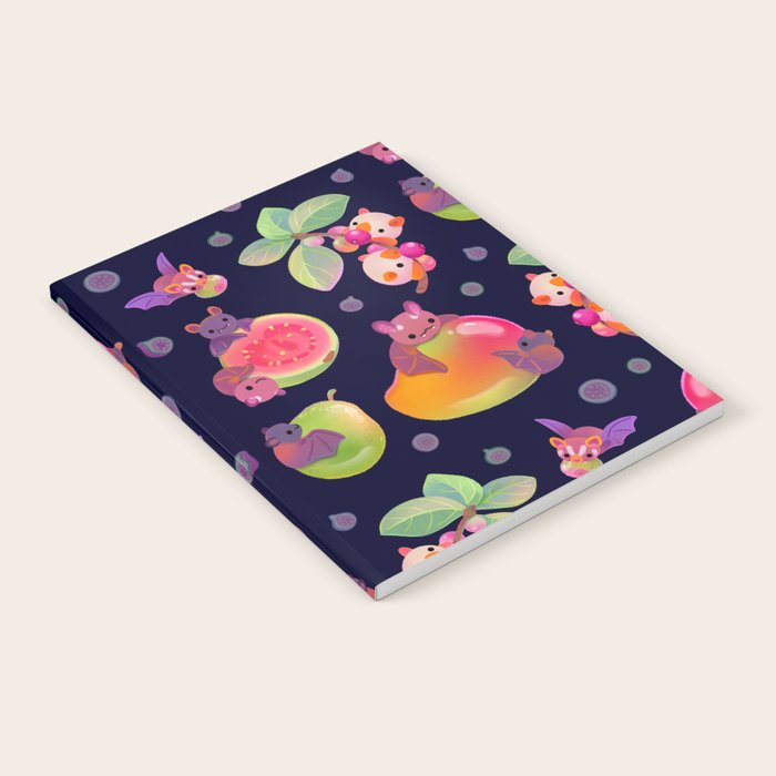 Fruit and bat - dark Notebook Gallery Image 1