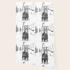 Snow Lift // Ski Chair Lift Colorado Mountains Black and White Snowboarding Vibes Photography Wallpaper Gallery Image 2