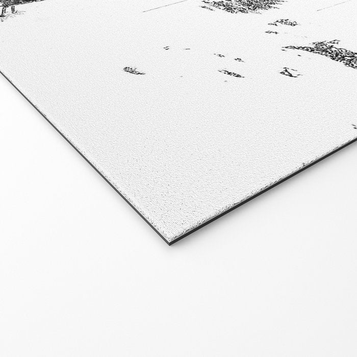 Snow Lift // Ski Chair Lift Colorado Mountains Black and White Snowboarding Vibes Photography Welcome Mat Gallery Image 2