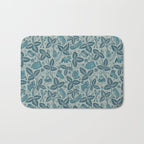 Summer Camping - blue Bath Mat Gallery Image 1